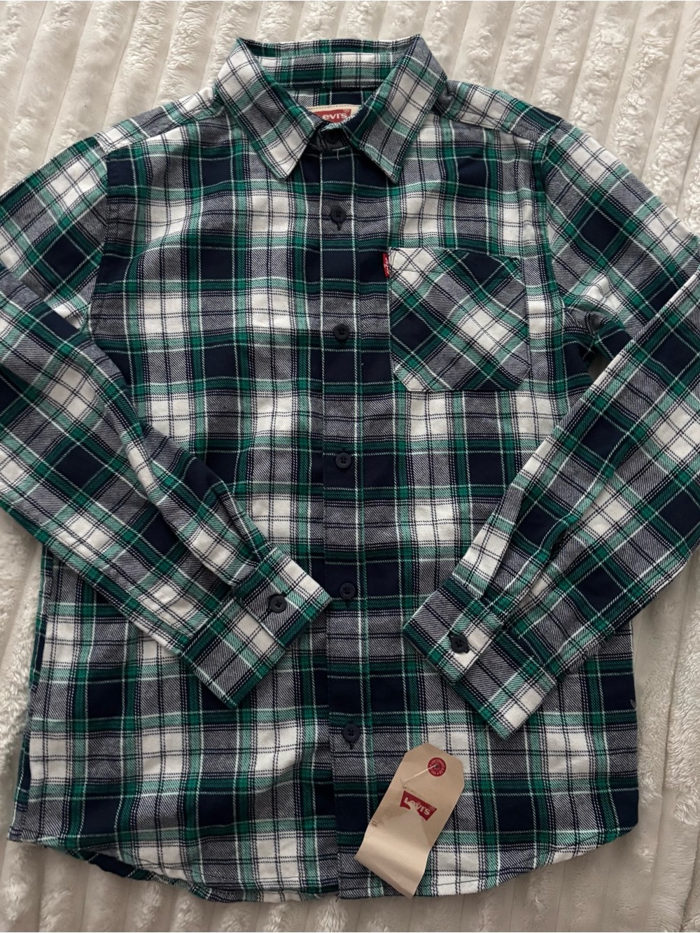 Levi's Plaid Button-Down Shirt